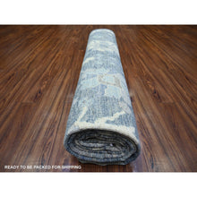 Load image into Gallery viewer, 9&#39;x11&#39;8&quot; Black Coral, Afghan Angora Oushak With All Over Pattern Natural Dyes, Soft Wool Hand Knotted, Oriental Rug FWR442188