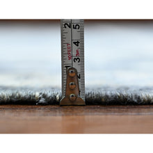 Load image into Gallery viewer, 9&#39;x11&#39;8&quot; Black Coral, Afghan Angora Oushak With All Over Pattern Natural Dyes, Soft Wool Hand Knotted, Oriental Rug FWR442188