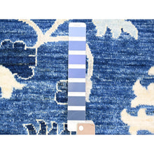 Load image into Gallery viewer, 11&#39;8&quot;x14&#39;4&quot; Sapphire Blue, 100% Wool Hand Knotted, Natural Dyes Finer Peshawar With Pop Of Colors, Oversized Oriental Rug FWR442296