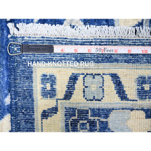 Load image into Gallery viewer, 11&#39;8&quot;x14&#39;4&quot; Sapphire Blue, 100% Wool Hand Knotted, Natural Dyes Finer Peshawar With Pop Of Colors, Oversized Oriental Rug FWR442296