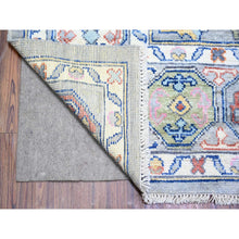 Load image into Gallery viewer, 8&#39;3&quot;x9&#39;9&quot; Cloud Gray, Anatolian Village Inspired With Large Medallion Natural Dyes, Soft Wool Hand Knotted, Oriental Rug FWR442404