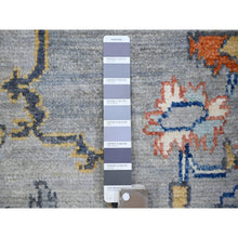 Load image into Gallery viewer, 8&#39;3&quot;x9&#39;9&quot; Cloud Gray, Anatolian Village Inspired With Large Medallion Natural Dyes, Soft Wool Hand Knotted, Oriental Rug FWR442404