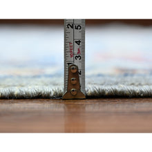 Load image into Gallery viewer, 8&#39;3&quot;x9&#39;9&quot; Cloud Gray, Anatolian Village Inspired With Large Medallion Natural Dyes, Soft Wool Hand Knotted, Oriental Rug FWR442404