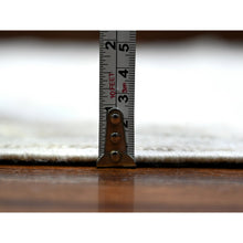 Load image into Gallery viewer, 8&#39;x9&#39;9&quot; Ivory, Afghan Angora Oushak With Colorful Motifs Natural Dyes, 100% Wool Hand Knotted, Oriental Rug FWR442584