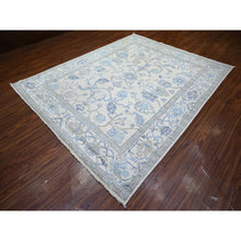 Load image into Gallery viewer, 8&#39;x9&#39;10&quot; Ivory, Afghan Angora Oushak With Soft Color, Natural Dyes, 100% Wool, Hand Knotted, Oriental Rug FWR442680