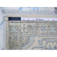 Load image into Gallery viewer, 8&#39;x9&#39;10&quot; Ivory, Afghan Angora Oushak With Soft Color, Natural Dyes, 100% Wool, Hand Knotted, Oriental Rug FWR442680