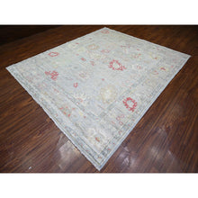 Load image into Gallery viewer, 8&#39;3&quot;x9&#39;8&quot; Silver Gray, Natural Dyes Afghan Angora Oushak With Soft Colors, Extra Soft Wool Hand Knotted, Oriental Rug FWR442794
