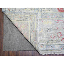 Load image into Gallery viewer, 8&#39;3&quot;x9&#39;8&quot; Silver Gray, Natural Dyes Afghan Angora Oushak With Soft Colors, Extra Soft Wool Hand Knotted, Oriental Rug FWR442794
