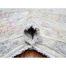 Load image into Gallery viewer, 8&#39;3&quot;x9&#39;8&quot; Silver Gray, Natural Dyes Afghan Angora Oushak With Soft Colors, Extra Soft Wool Hand Knotted, Oriental Rug FWR442794