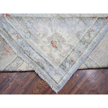 Load image into Gallery viewer, 8&#39;3&quot;x9&#39;8&quot; Silver Gray, Natural Dyes Afghan Angora Oushak With Soft Colors, Extra Soft Wool Hand Knotted, Oriental Rug FWR442794