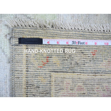 Load image into Gallery viewer, 8&#39;3&quot;x9&#39;8&quot; Silver Gray, Natural Dyes Afghan Angora Oushak With Soft Colors, Extra Soft Wool Hand Knotted, Oriental Rug FWR442794