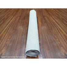 Load image into Gallery viewer, 3&#39;x4&#39;9&quot; White Wash Peshawar with Soft Colors Natural Dyes, Extra Soft Wool Hand Knotted, Oriental Rug FWR442938