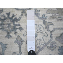 Load image into Gallery viewer, 4&#39;x6&#39; Ivory, Extra Soft Wool Hand Knotted, Afghan Angora Oushak With Soft Colors Natural Dyes, Oriental Rug FWR443076
