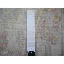 Load image into Gallery viewer, 2&#39;10&quot;x16&#39; Beige Color, Afghan Angora Oushak With Soft Colors Natural Dyes, Soft Wool Hand Knotted, Runner Oriental Rug FWR443124