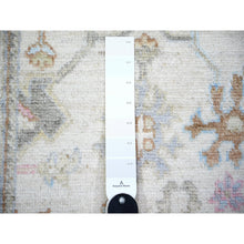 Load image into Gallery viewer, 2&#39;9&quot;x15&#39;10&quot; Beige, 100% Wool Hand Knotted, Afghan Angora Oushak With Soft Colors Natural Dyes, Runner Oriental Rug FWR443160