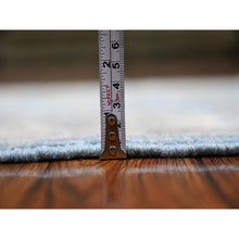 Load image into Gallery viewer, 2&#39;8&quot;x9&#39;6&quot; Beau Blue, Natural Dyes Finer Peshawar with Faded Colors, Extra Soft Wool Hand Knotted, Runner Oriental Rug FWR443778