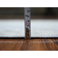 Load image into Gallery viewer, 2&#39;8&quot;x19&#39;2&quot; Ash Gray, Natural Dyes, 100% Wool, Hand Knotted, Afghan Angora Oushak With Faded Colors, Xl Runner Oriental Rug FWR443952