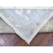 Load image into Gallery viewer, 8&#39;1&quot;x9&#39;8&quot; Ivory, Hand Knotted Afghan Angora Oushak With All Over Vines Design, Natural Dyes Extra Soft Wool, Oriental Rug FWR444090