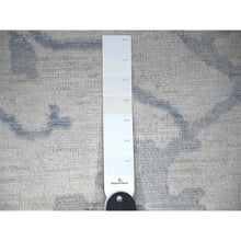 Load image into Gallery viewer, 8&#39;1&quot;x9&#39;8&quot; Ivory, Hand Knotted Afghan Angora Oushak With All Over Vines Design, Natural Dyes Extra Soft Wool, Oriental Rug FWR444090