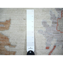 Load image into Gallery viewer, 7&#39;8&quot;x10&#39;2&quot; Ivory, Hand Knotted Afghan Angora Oushak With Soft Colors, Natural Dyes Pure Wool, Oriental Rug FWR444150