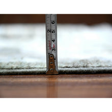 Load image into Gallery viewer, 11&#39;9&quot;x17&#39;6&quot; Camouflage Gray, Natural Dyes Afghan Angora Oushak With Floral Motifs, Extra Soft Wool Hand Knotted, Oversized Oriental Rug FWR444258