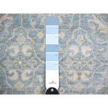 Load image into Gallery viewer, 2&#39;8&quot;x15&#39;2&quot; Ruddy Blue, Finer Peshawar With All Over Design, Natural Dyes, Pure Wool, Hand Knotted, Xl Runner Oriental Rug FWR444798