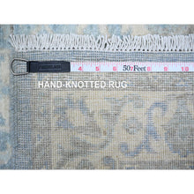 Load image into Gallery viewer, 2&#39;8&quot;x15&#39;2&quot; Ruddy Blue, Finer Peshawar With All Over Design, Natural Dyes, Pure Wool, Hand Knotted, Xl Runner Oriental Rug FWR444798