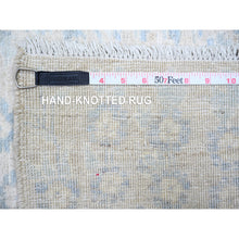 Load image into Gallery viewer, 8&#39;7&quot;x11&#39;5&quot; Timberwolf Gray, Stone Washed Peshawar With Subtle Design, Vegetable Dyes, 100% Wool, Hand Knotted, Oriental Rug FWR444864