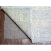 Load image into Gallery viewer, 11&#39;8&quot;x14&#39;5&quot; Beau Blue, Stone Wash Samarkand With Pomegranate Design Vegetable Dyes, Soft Wool Hand Knotted, Oversized Oriental Rug FWR444876