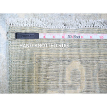 Load image into Gallery viewer, 11&#39;8&quot;x14&#39;5&quot; Beau Blue, Stone Wash Samarkand With Pomegranate Design Vegetable Dyes, Soft Wool Hand Knotted, Oversized Oriental Rug FWR444876