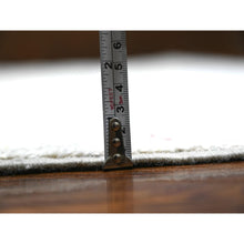 Load image into Gallery viewer, 8&#39;2&quot;x9&#39;8&quot; Goose Gray, Afghan Angora Oushak With Cypress And Willow Tree Design Natural Dyes, Soft Wool Hand Knotted, Oriental Rug FWR444948