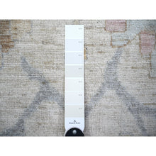 Load image into Gallery viewer, 12&#39;x17&#39;2&quot; Beige, Natural Dyes Afghan Angora Oushak with All Over Vines, Extra Soft Wool Hand Knotted, Oversized Oriental Rug FWR445002