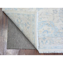 Load image into Gallery viewer, 3&#39;x5&#39; Ivory, White Wash Peshawar with Soft Colors, Vegetable Dyes, Soft Wool, Hand Knotted, Runner Oriental Rug FWR445068