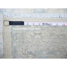 Load image into Gallery viewer, 3&#39;x5&#39; Ivory, White Wash Peshawar with Soft Colors, Vegetable Dyes, Soft Wool, Hand Knotted, Runner Oriental Rug FWR445068
