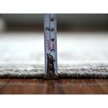 Load image into Gallery viewer, 4&#39;x5&#39;9&quot; Taupe Brown, Natural Dyes Finer Peshawar With Intricate Geometric Motifs, Extra Soft Wool Hand Knotted, Oriental Rug FWR445122