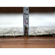 Load image into Gallery viewer, 8&#39;1&quot;x9&#39;9&quot; Taupe Brown, Finer Peshawar With Intricate Geometric Motifs Maze Design Natural Dyes, 100% Wool Hand Knotted, Oriental Rug FWR445128