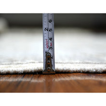 Load image into Gallery viewer, 4&#39;x5&#39;8&quot; Ash Gray, Pure Wool Hand Knotted, Fine Peshawar With Intricate Geometric Motifs Natural Dyes, Oriental Rug FWR445140