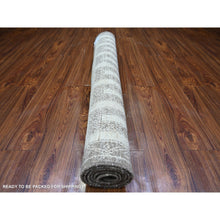 Load image into Gallery viewer, 4&#39;x5&#39;8&quot; Taupe Brown, Hand Knotted 100% Wool, Fine Peshawar With Intricate Geometric Motifs Maze Design Natural Dyes, Oriental Rug FWR445146