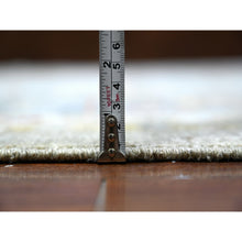 Load image into Gallery viewer, 10&#39;1&quot;x14&#39; Dark Gray, Finer Peshawar With Large Medallion Design, Natural Dyes, Pure Wool, Hand Knotted, Oriental Rug FWR445182