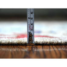 Load image into Gallery viewer, 3&#39;1&quot;x7&#39;9&quot; Tan Color, Anatolian Village Inspired With Large Design Elements And Bird Figurines Pure Wool Hand Knotted Oriental Runner Rug FWR445326