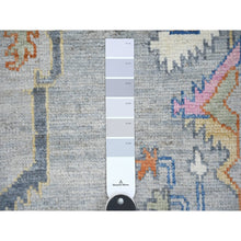 Load image into Gallery viewer, 9&#39;x11&#39;6&quot; Cloud Gray, Anatolian Village Inspired With Large Medallion Natural Dyes, Pure Wool Hand Knotted, Oriental Rug FWR445374