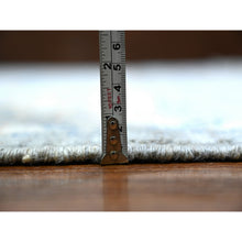 Load image into Gallery viewer, 9&#39;x11&#39;6&quot; Cloud Gray, Anatolian Village Inspired With Large Medallion Natural Dyes, Pure Wool Hand Knotted, Oriental Rug FWR445374
