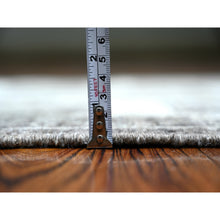 Load image into Gallery viewer, 2&#39;7&quot;x11&#39;7&quot; Taupe Brown, Hand Knotted 100% Wool, Vegetable Dyes Fine Peshawar With Intricate Geometric Motifs Maze Design, Runner Oriental Rug FWR445704