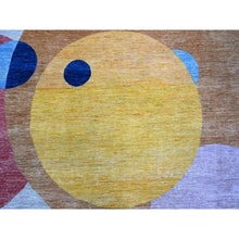 Load image into Gallery viewer, 9&#39;x12&#39; Colorful, The Circles Design Vegetable Dyes, 100% Wool Hand Knotted, Oriental Rug FWR445764