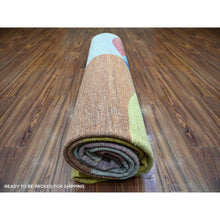 Load image into Gallery viewer, 9&#39;x12&#39; Colorful, The Circles Design Vegetable Dyes, 100% Wool Hand Knotted, Oriental Rug FWR445764