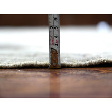 Load image into Gallery viewer, 7&#39;8&quot;x9&#39;6&quot; Taupe Brown, Vegetable Dyes Fine Peshawar With Intricate Geometric Motifs, Pure Wool Hand Knotted, Oriental Rug FWR445782