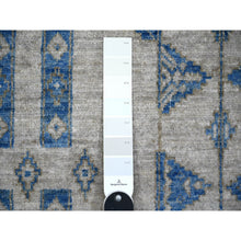 Load image into Gallery viewer, 6&#39;x8&#39;10&quot; Ivory, Fine Peshawar With Intricate Geometric Motifs Natural Dyes, Soft Wool Hand Knotted, Oriental RugFWR445788