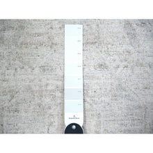 Load image into Gallery viewer, 2&#39;8&quot;x11&#39; White Wash Peshawar With Faded Design, Natural Dyes, Extra Soft Wool, Hand Knotted, Runner Oriental Rug FWR445818