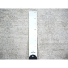 Load image into Gallery viewer, 3&#39;10&quot;x5&#39;10&quot; Daisy White, Natural Dyes, Soft Wool, Hand Knotted, Washed Out Peshawar With Faded Colors, Oriental Rug FWR446772