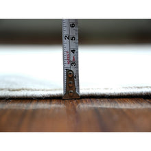 Load image into Gallery viewer, 3&#39;10&quot;x5&#39;10&quot; Daisy White, Natural Dyes, Soft Wool, Hand Knotted, Washed Out Peshawar With Faded Colors, Oriental Rug FWR446772